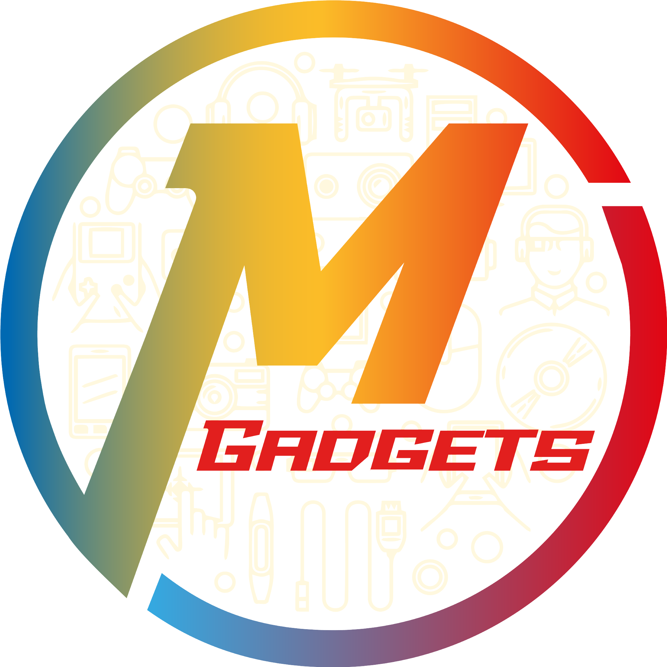 M Gadgets logo for gadgets the accessories shop in Khulna